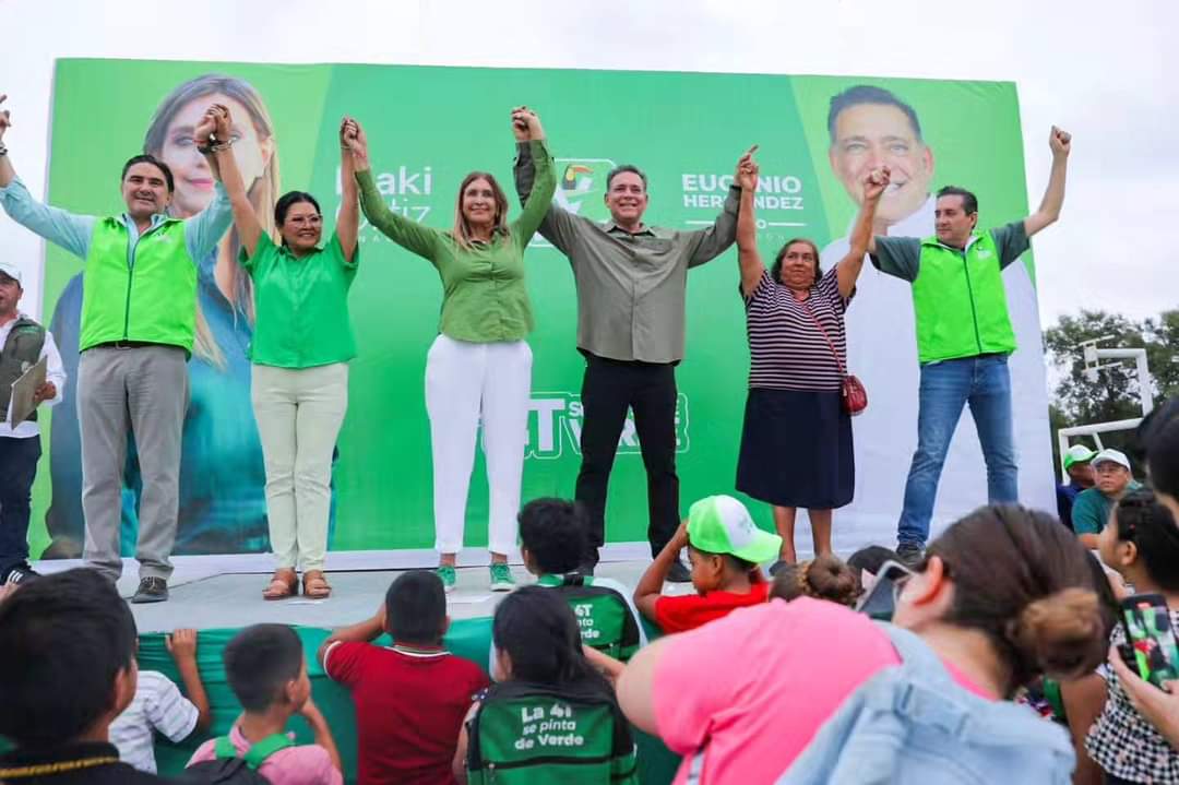 Apoyo abrumador de los matamorenses a Maki Esther Ortiz Domínguez y Eugenio Hernández Flores