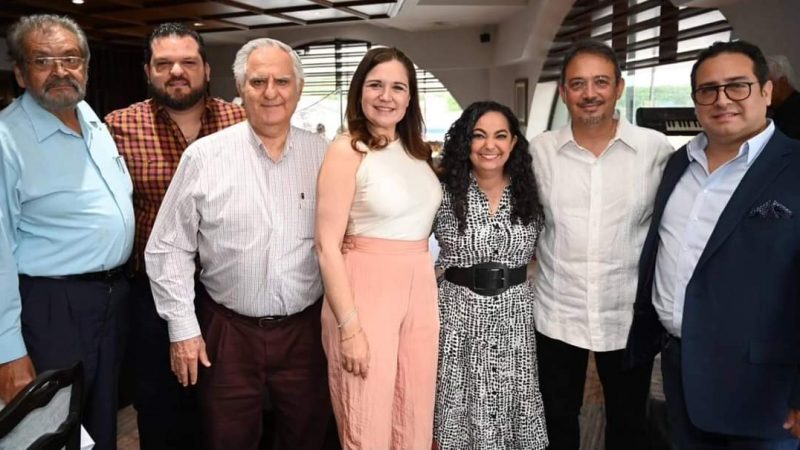 Candidata de Morena, Olga Sosa, busca alianza con notarios para promover justicia social