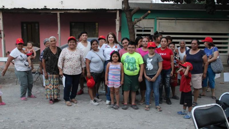Cendy Robles fortalece su campaña con recorridos en colonias de Ciudad Victoria