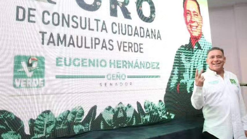 Eugenio Hernández del Partido Verde se compromete a impulsar legislaciones ambientales desde el Senado