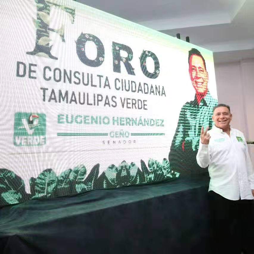 Eugenio Hernández del Partido Verde se compromete a impulsar legislaciones ambientales desde el Senado