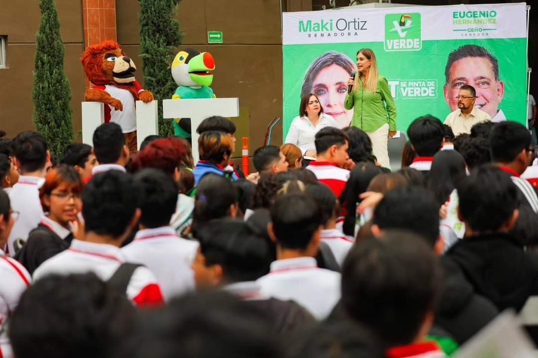 Maki Esther Ortiz Domínguez dialoga con más de mil universitarios sobre políticas públicas