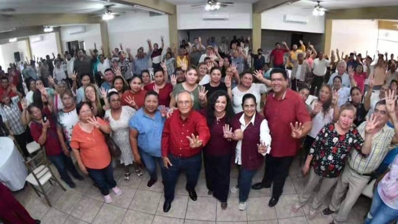El pueblo de Xicoténcatl respalda a Olga Sosa y Marco Zuviri para terminar con 21 años de gobierno de una misma familia