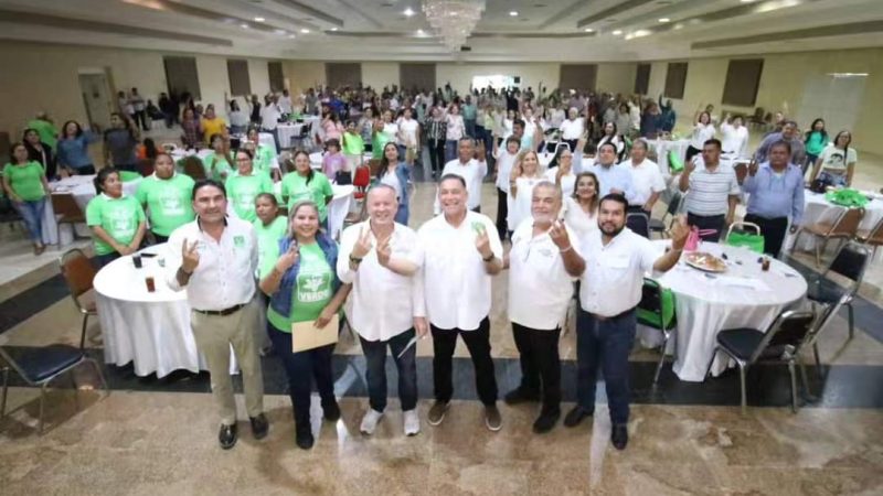 Eugenio Hernández promete ser aliado del magisterio en su carrera hacia el Senado