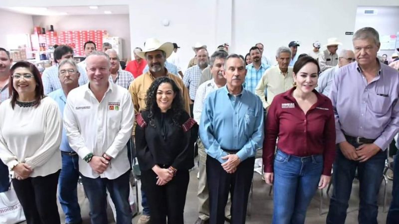 Olga Sosa promete impulsar la ganadería junto a Carmen Lilia y Carlos Canturosas