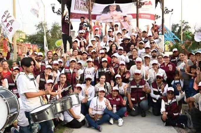 Olga Sosa y Eva Reyes refuerzan la Cuarta Transformación en Reynosa, apoyando el proyecto de Claudia Sheinbaum