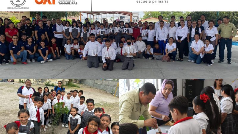 La UAT lleva brigada asistencial a escuela primaria de Reynosa