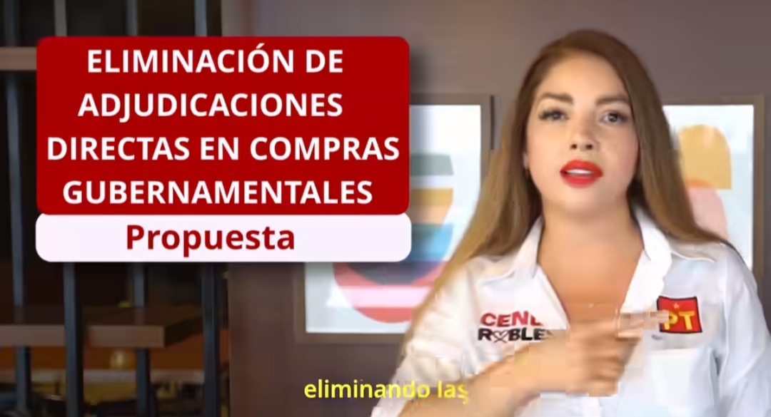 Cendy Robles Se Compromete a Terminar con las Adjudicaciones Directas en Compras Gubernamentales