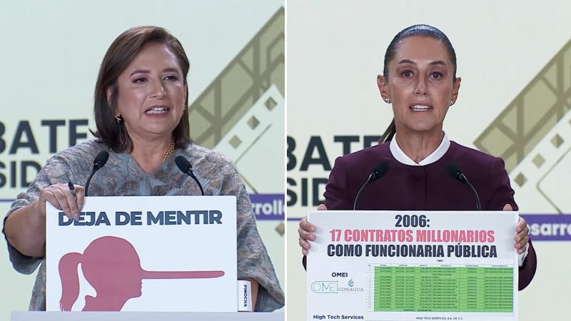 Xóchitl Gálvez promete un «buenísimo» tercer debate y reta a Sheinbaum a un cuarto