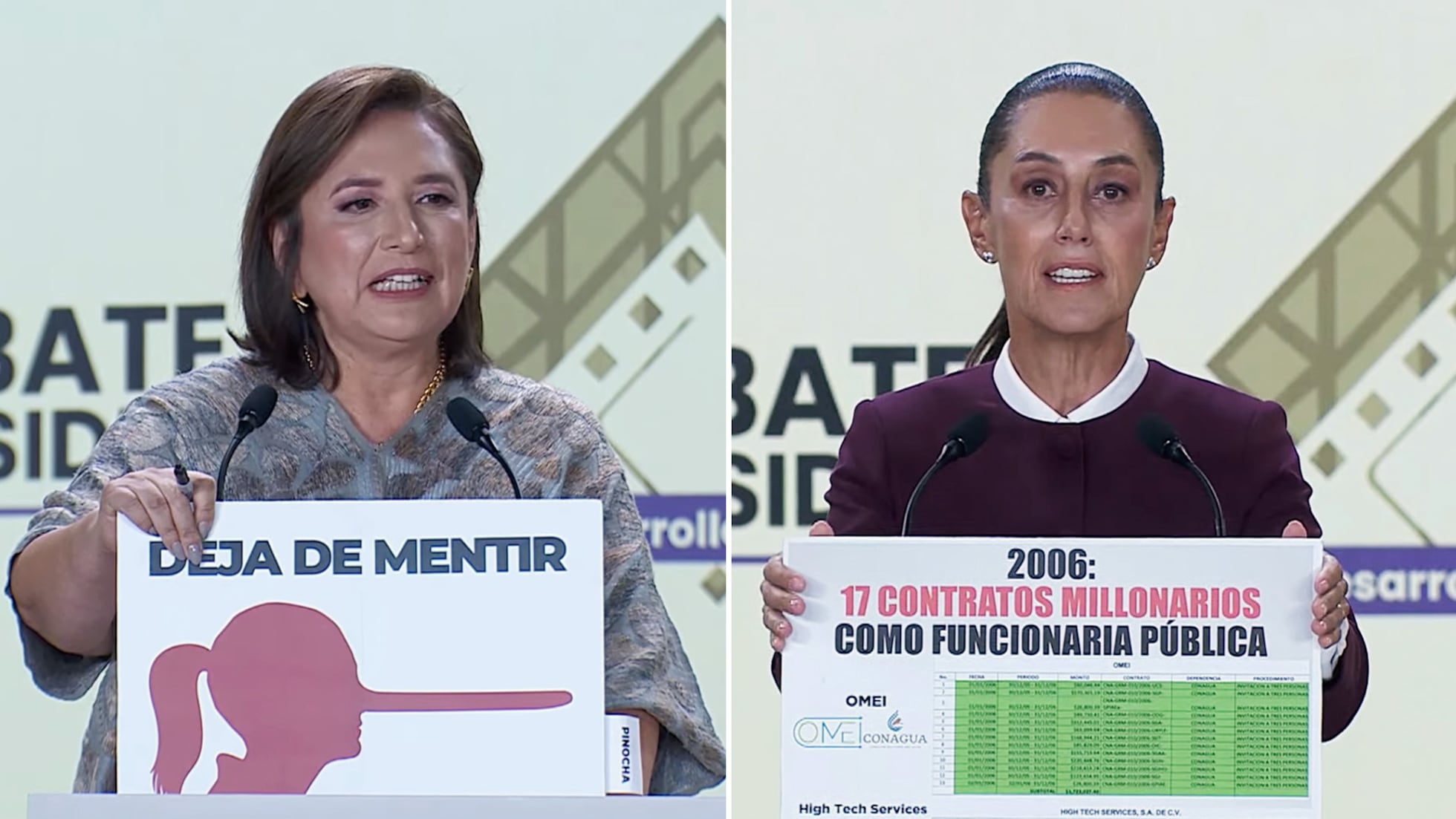 Xóchitl Gálvez promete un «buenísimo» tercer debate y reta a Sheinbaum a un cuarto