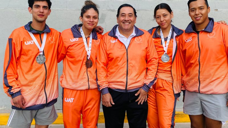 Con plata y bronce cierra Taekwondo de la UAT en Universiada Nacional