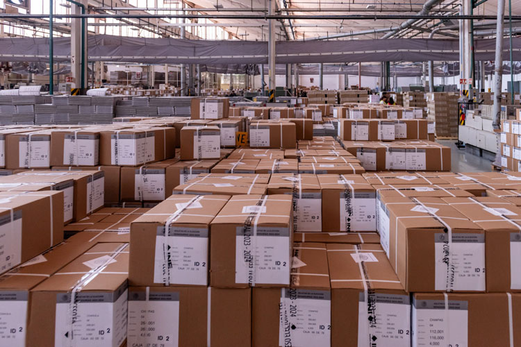 Llegan más de 6 millones de boletas para elección en Tamaulipas