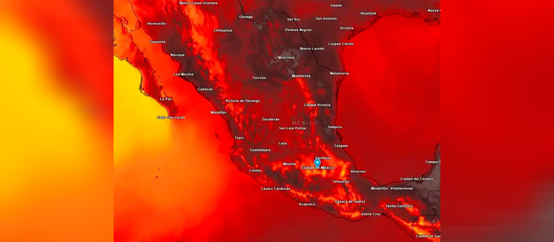 La Organización Meteorológica Mundial (OMM) advierte que México lidera el aumento de temperaturas en América Latina.