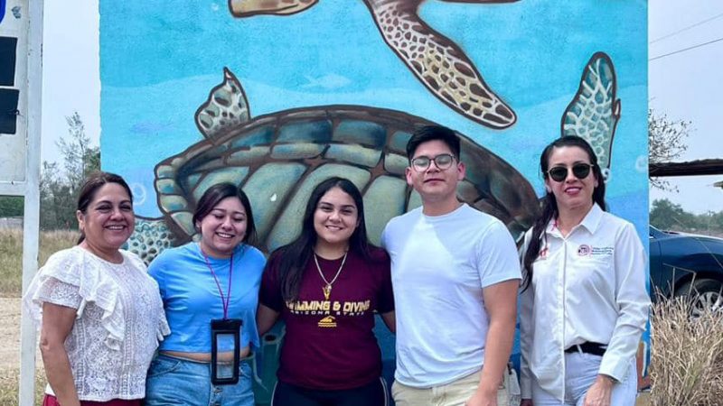 Colabora la UAT en el proyecto de conservación de la tortuga lora