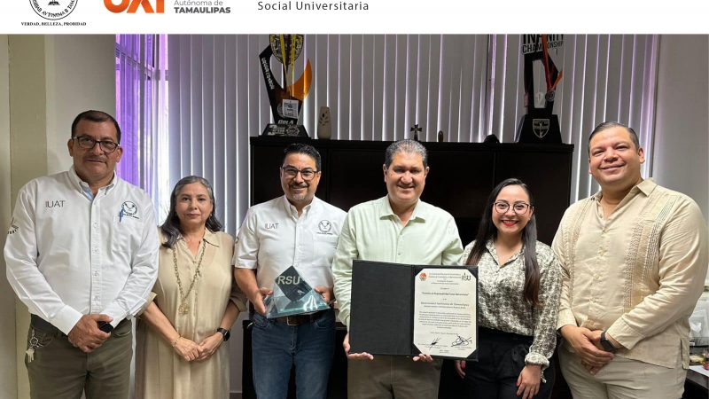 Recibe la UAT distinción nacional de Responsabilidad Social Universitaria