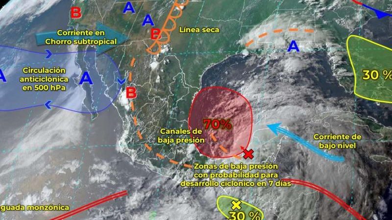 Pronóstico del tiempo para Tamaulipas 17 Junio 2024
