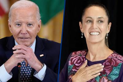 Biden felicita a Claudia Sheinbaum por ganar las elecciones; “Seguiremos colaborando”, responde