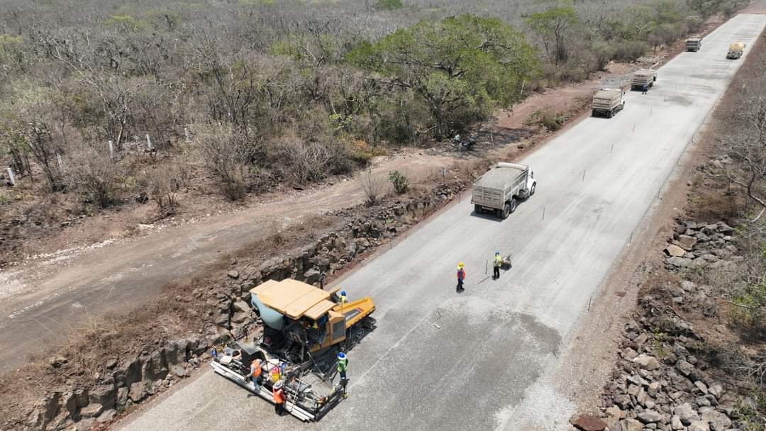Avanza la Construcción de la Carretera Mante-Ocampo-Tula con un 50% de Progreso