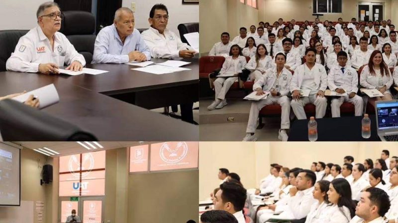 Entregan plazas a 77 médicos de pregrado de la UAT en Matamoros