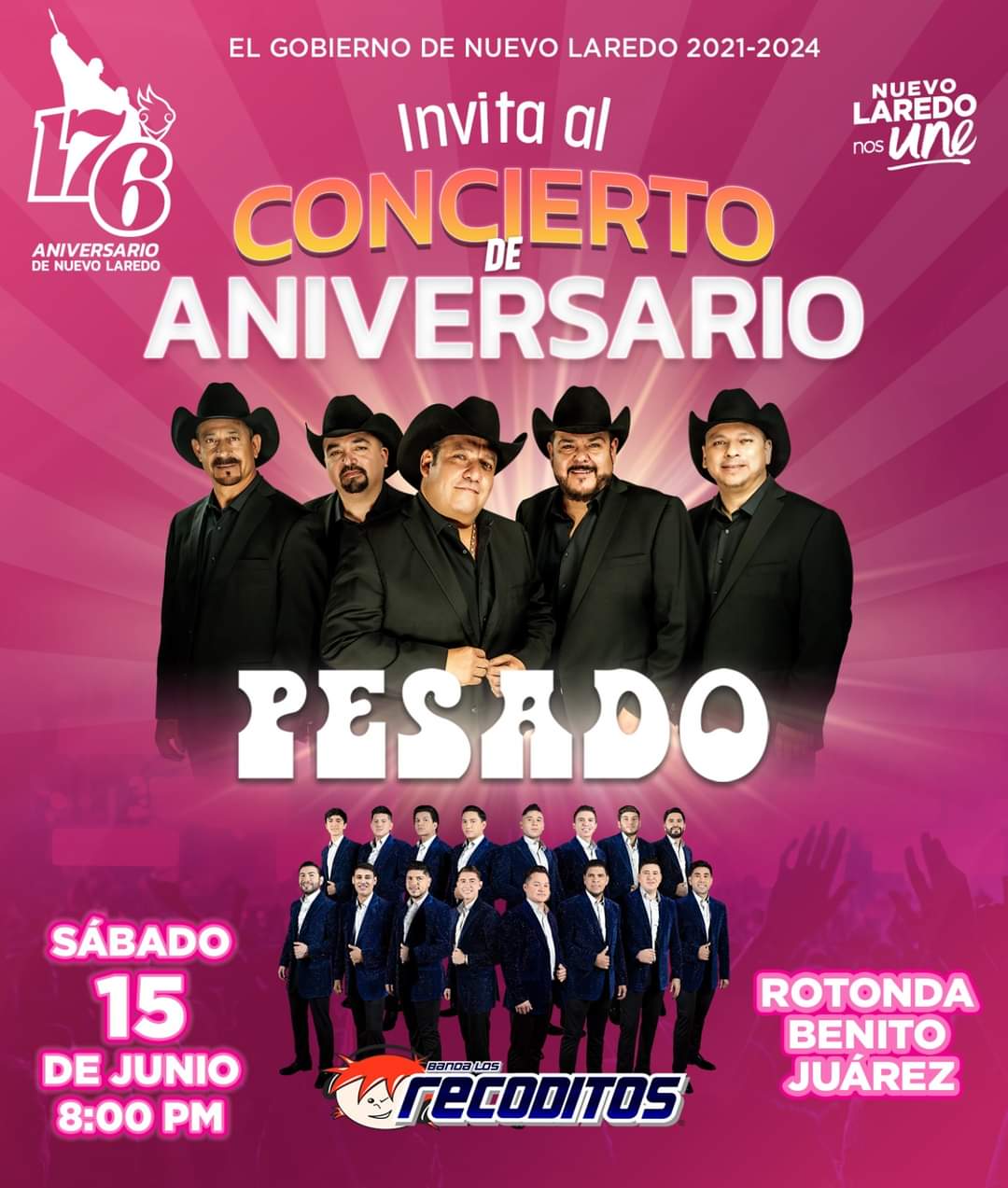 Nuevo Laredo Celebra su 176 Aniversario con Conciertos y Actividades Culturales