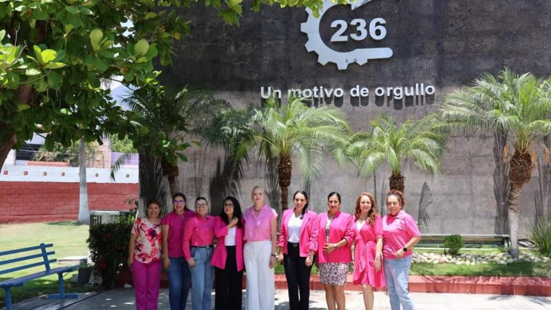 CBTIS 236 se Convierte en «Punto Rosa» para Apoyar a Mujeres en Tamaulipas