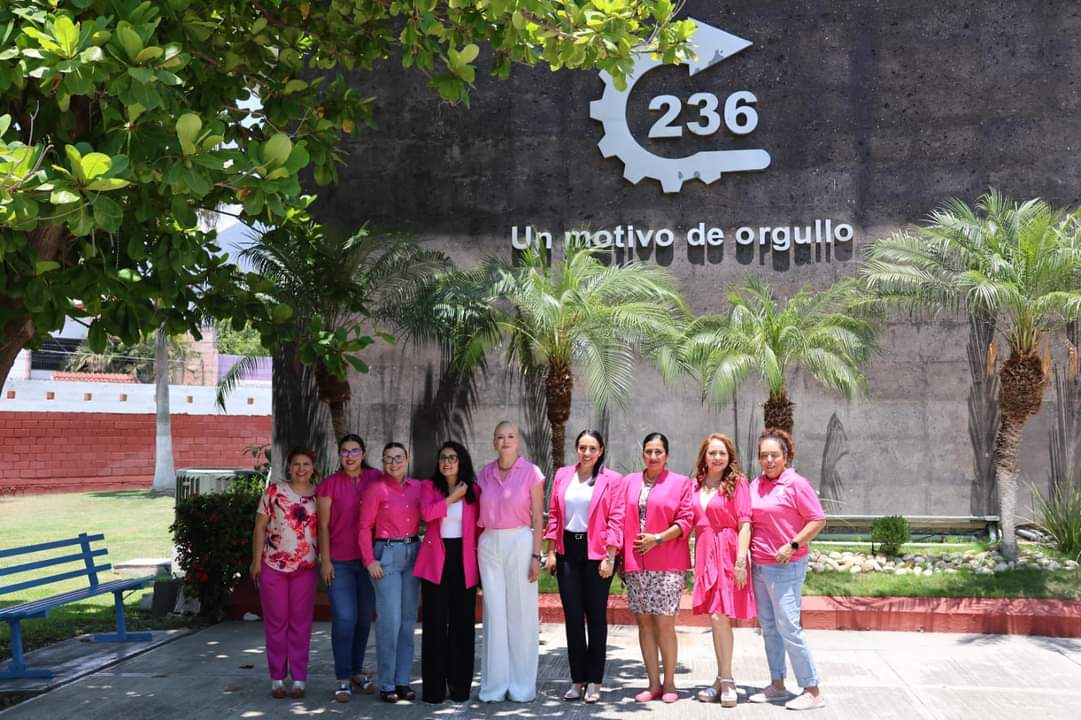 CBTIS 236 se Convierte en «Punto Rosa» para Apoyar a Mujeres en Tamaulipas