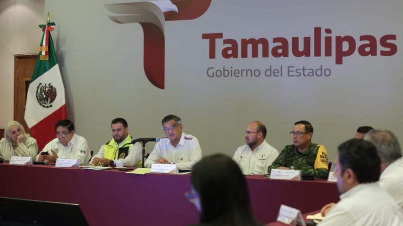 Tamaulipas Listo ante Posible Llegada de Tormenta Tropical: Gobernador