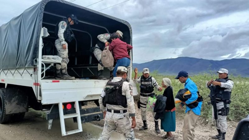 Guardia Nacional Implementa Plan de Auxilio en Tamaulipas por Lluvias Intensas