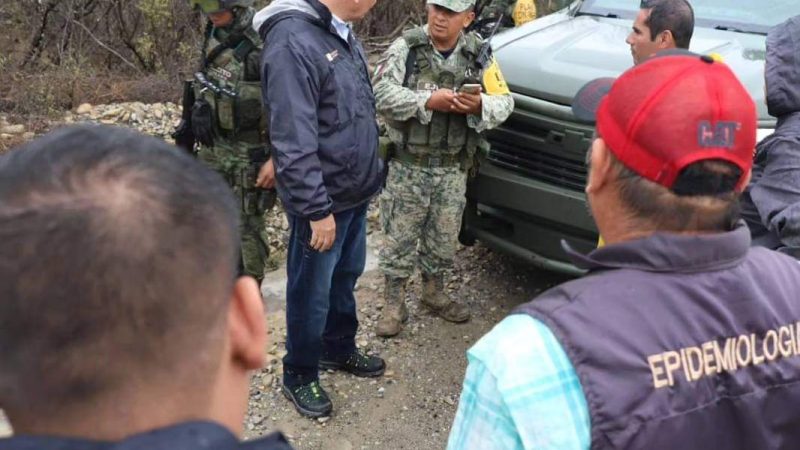 Atienden brigadas de Salud a la población afectada por las lluvias