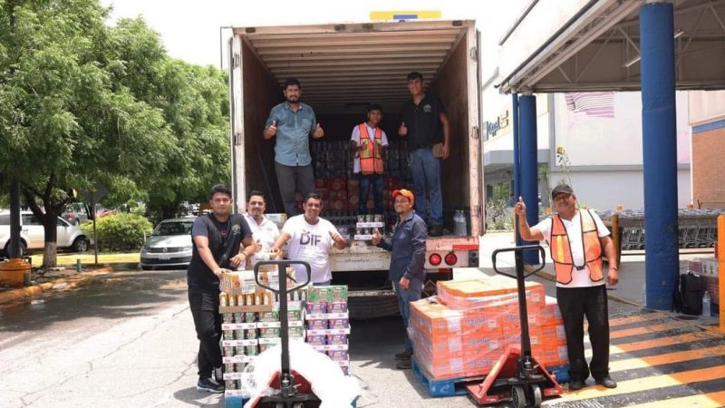 Gobierno del Estado y DIF Tamaulipas reciben donativo de Sam’s Club por más de 163 mil pesos para comunidades afectadas por las lluvias