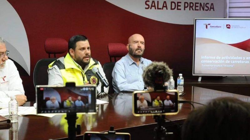 Tamaulipas reporta saldo blanco tras el paso de la tormenta tropical «Alberto»