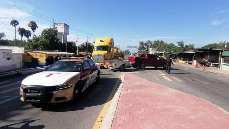 Colisión cierra la Carretera #Victoria- #Monterrey en dirección norte a sur
