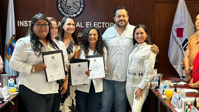 Entrega de Constancia de Mayoría a Olga Sosa Ruiz como Senadora de Morena