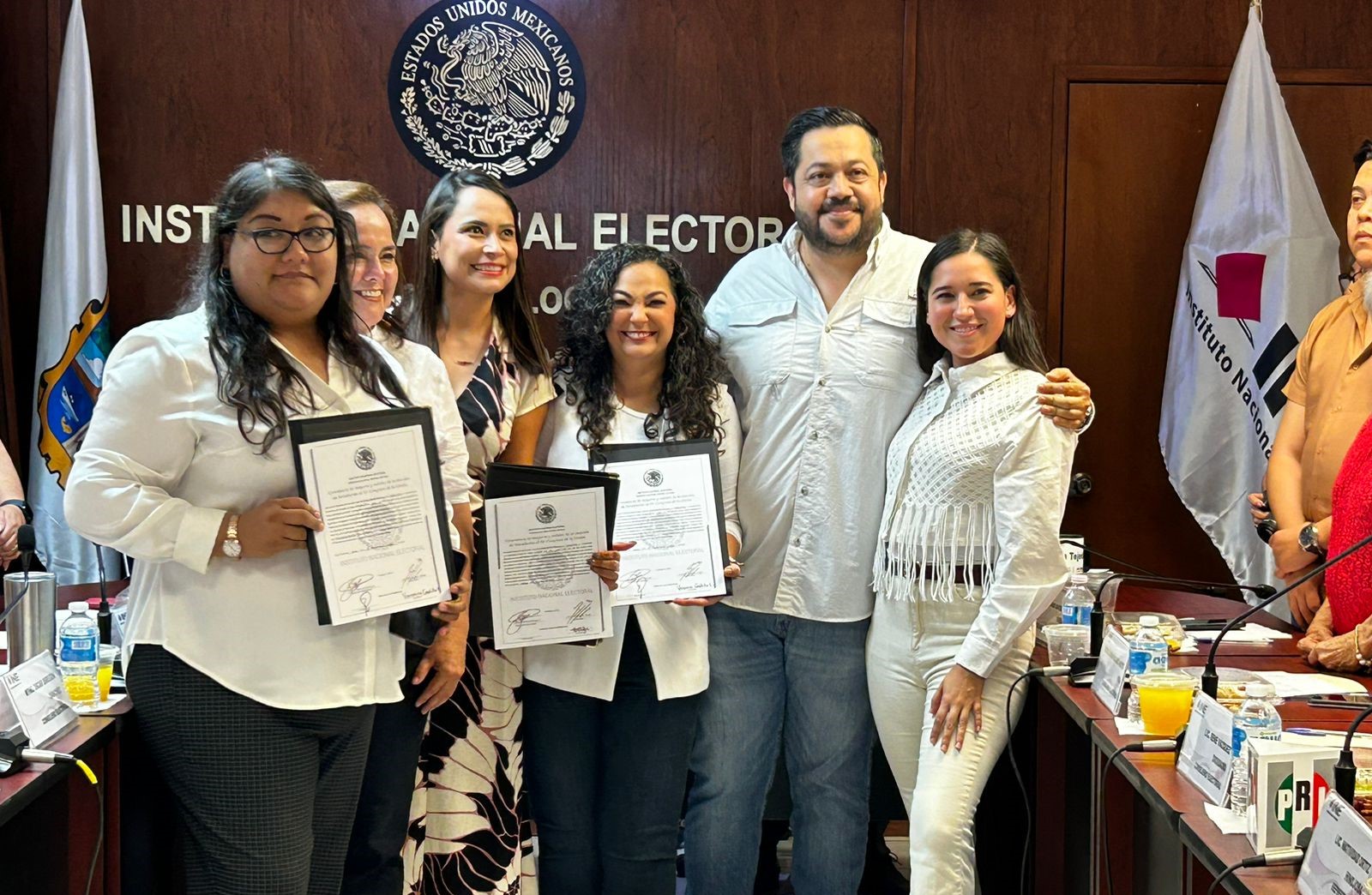 Entrega de Constancia de Mayoría a Olga Sosa Ruiz como Senadora de Morena