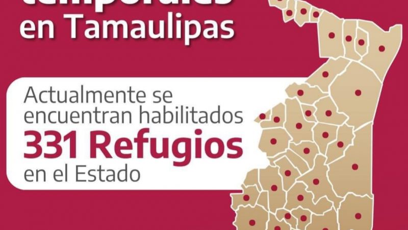 Tamaulipas Prepara Más de 300 Refugios ante la Amenaza de ‘Alberto’