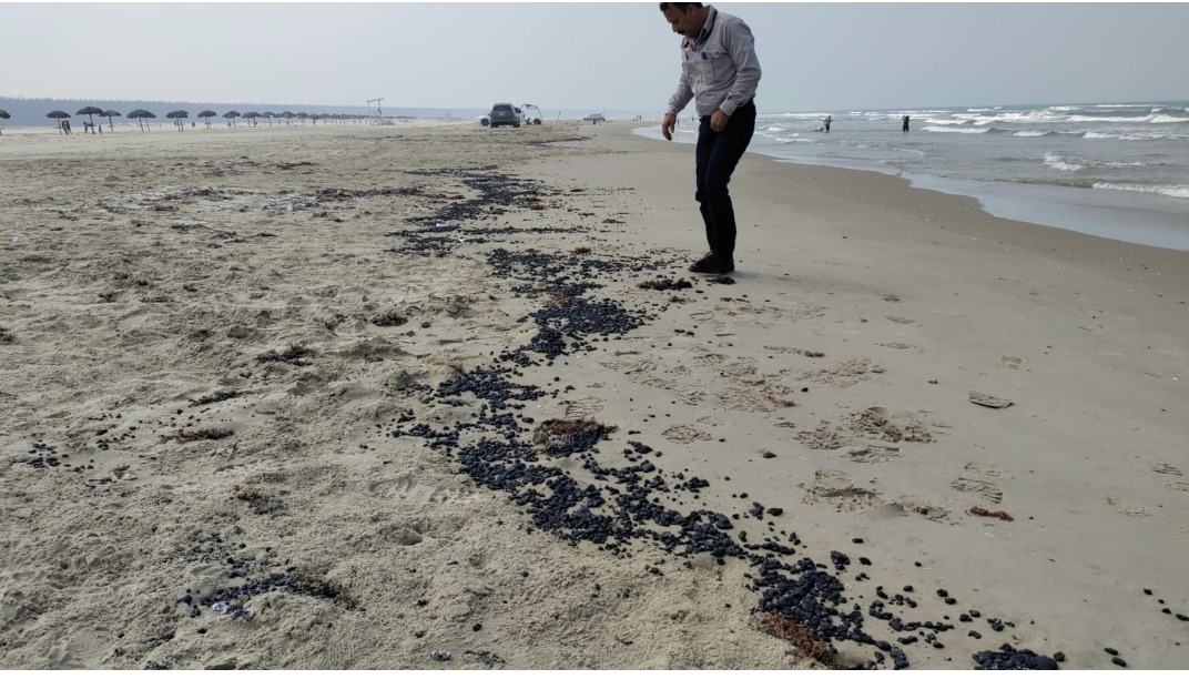 Profepa monitorea hidrocarburo en playas de Tamaulipas