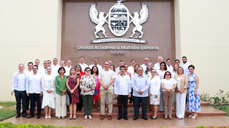 Rector de la UAT preside en la UAM Mante la reunión del Colegio de Directores