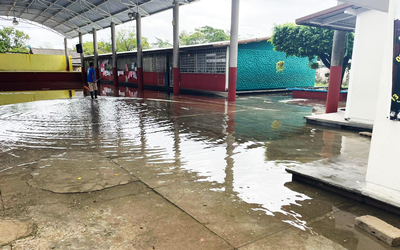 Evalúan daños en 140 escuelas tras paso de tormenta «Alberto»