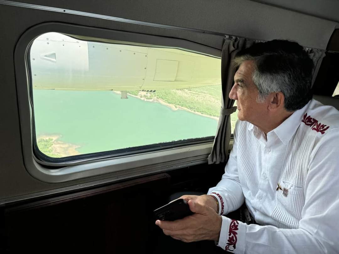 El Gobernador Américo Villarreal Inspecciona Presas en Tamaulipas Tras Sequía