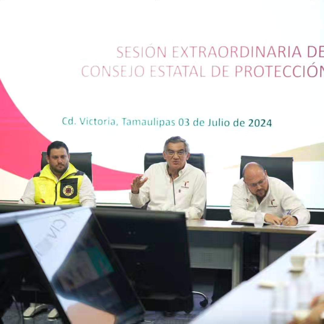 Américo Villarreal Ordena Medidas de Seguridad Ante la Amenaza del Huracán Beryl