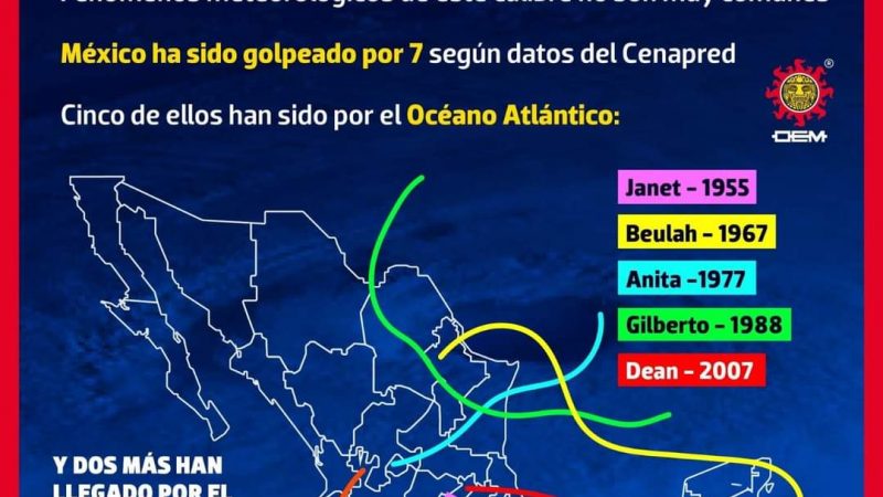 Huracanes en México: Misteriosa Protección en el Sur de Tamaulipas