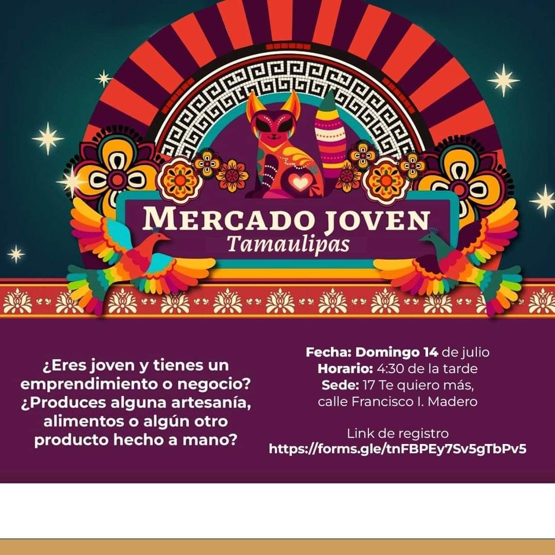 «Mercado Joven» regresa a Ciudad Victoria para impulsar el emprendimiento juvenil