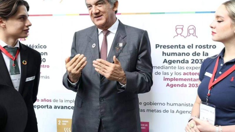 Gobernador de Tamaulipas Llama a Fortalecer la Cooperación para Cumplir la Agenda 2030