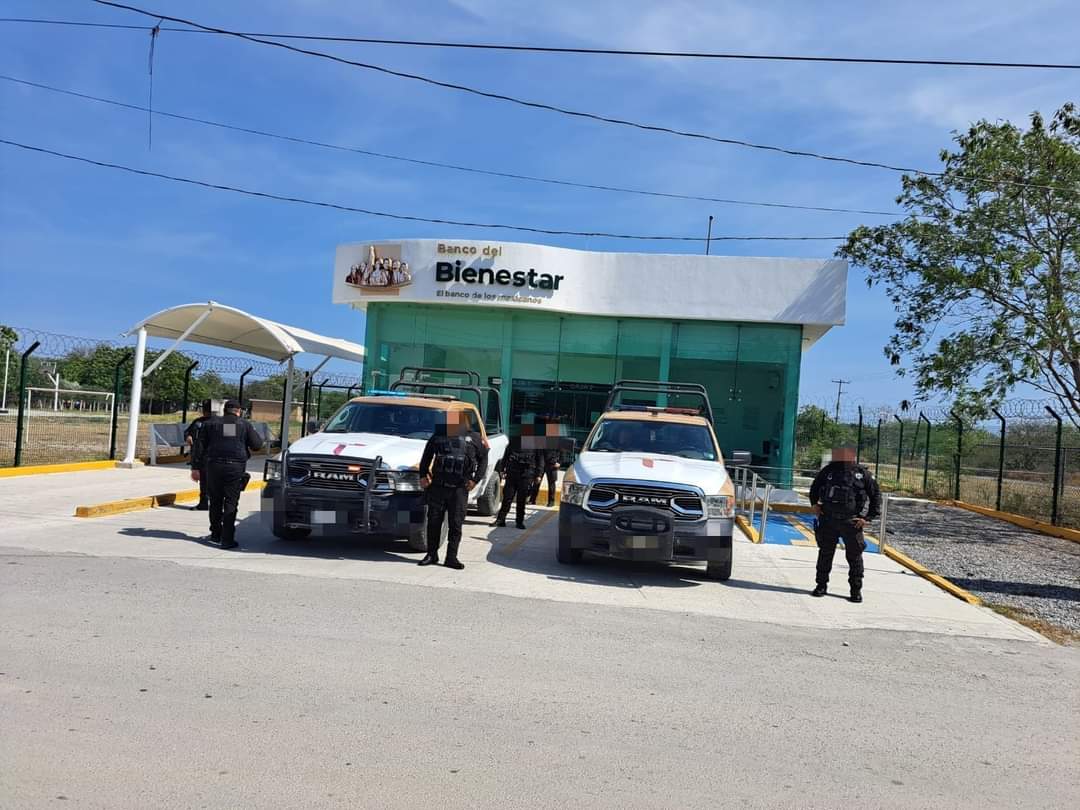 Guardia Estatal intensifica vigilancia en bancos durante días de alta actividad en Tamaulipas