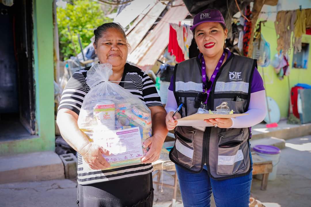 DIF Tamaulipas continúa Apoyo a Familias Afectadas por Lluvias en Padilla