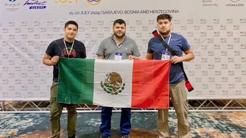 Orgullo UAT en Europa: Alumnos Destacan en Expo-Sciences Europe 2024