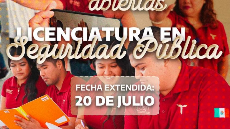 Últimos Días para Inscripción en la USJT para Carrera en Seguridad Pública