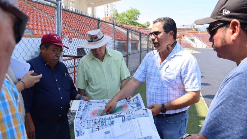 Supervisan Avances en la Rehabilitación de la Pista del Estadio Marte R. Gómez en Ciudad Victoria
