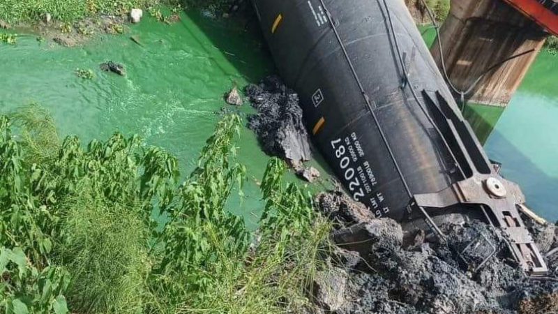 Accidente Ferroviario en Tamaulipas: Peligroso Derrame de Combustible en Reynosa