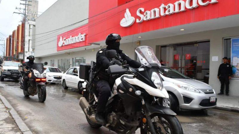 Guardia Estatal Refuerza Seguridad en Bancos y Zonas Peatonales Durante Vacaciones de Verano